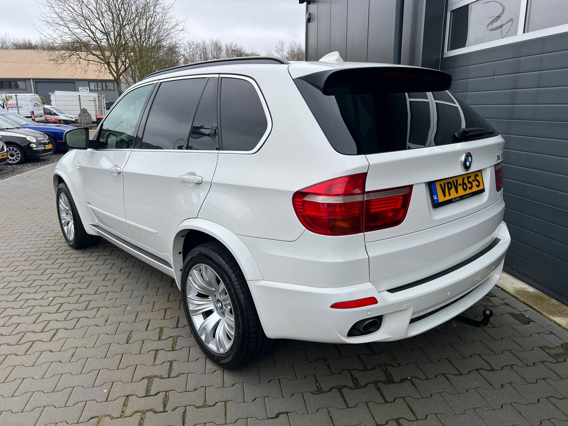 BMW X5 X Drive 35d ( grijs kenteken ), Gebruikt, 2993 cc, Stoelverwarming, Wit