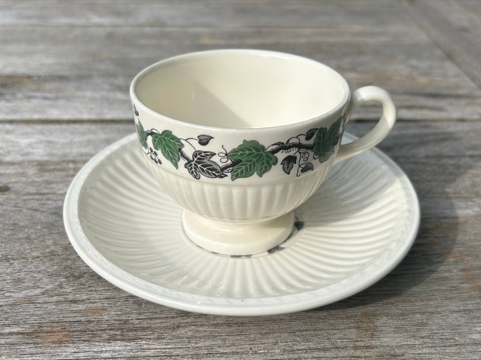 Wedgwood Stratford 6x theekop en schotel, Ophalen of Verzenden