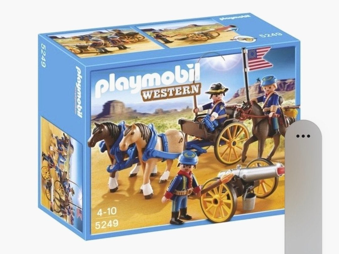 Playmobil Western 5249: Cavaleriewagen met Kanon, Gebruikt, Complete set, Voertuig, Historisch