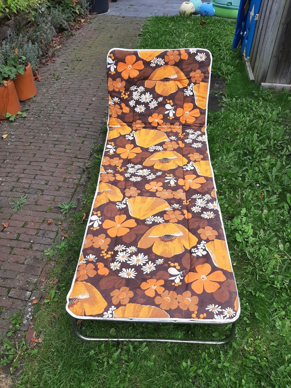 Mooie vintage stretcher / ligbed, Ophalen, Gebruikt