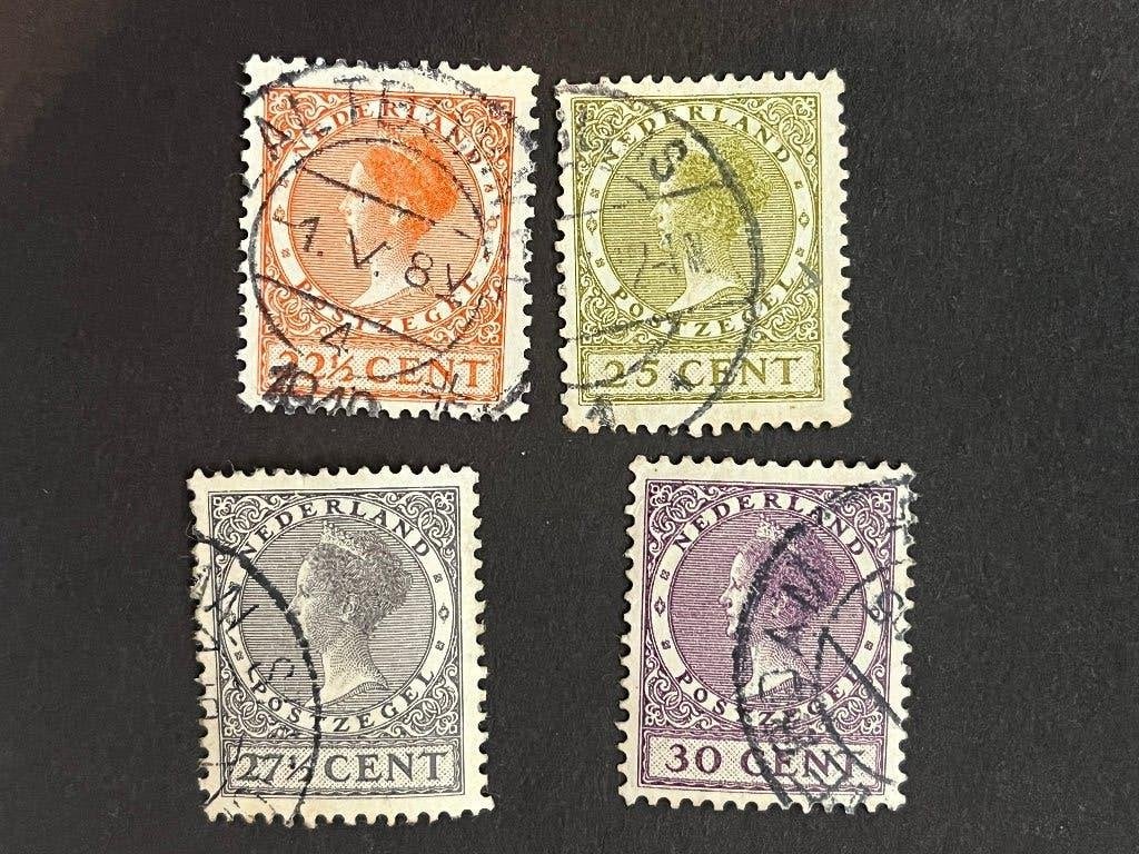 i8-191 Nederland 1926 NVPH 191 tm 194 gestempeld, Ophalen of Verzenden, T/m 1940, Gestempeld