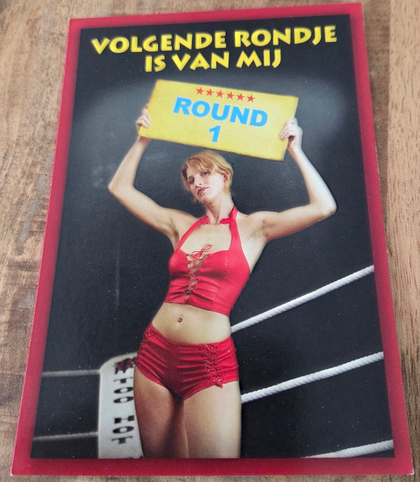 Volgende Ronde is van Mij - Sexy vrouw in lingerie, Verzamelen, Verzenden, 1980 tot heden, Ongelopen, Overige thema's