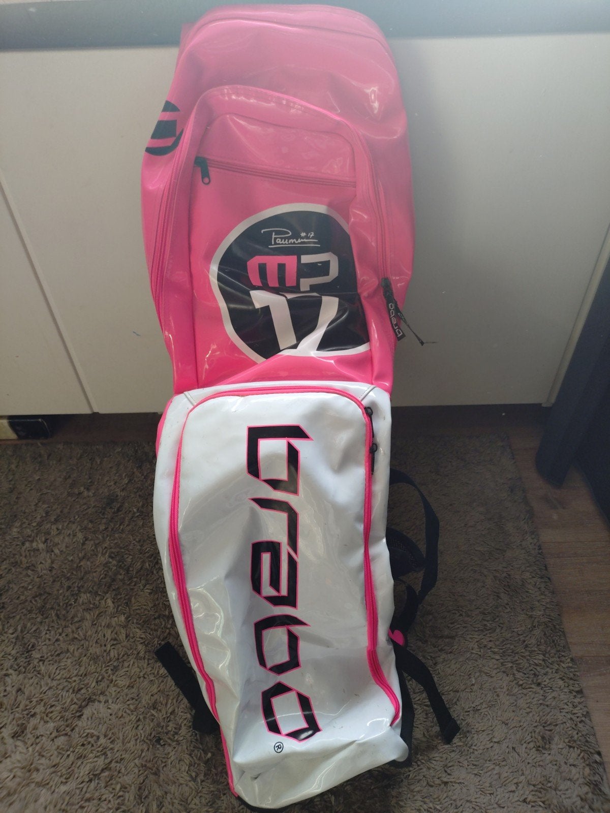 Roze Brabo hockeysticktas - Zo goed als nieuw, Ophalen of Verzenden, Zo goed als nieuw, Tas