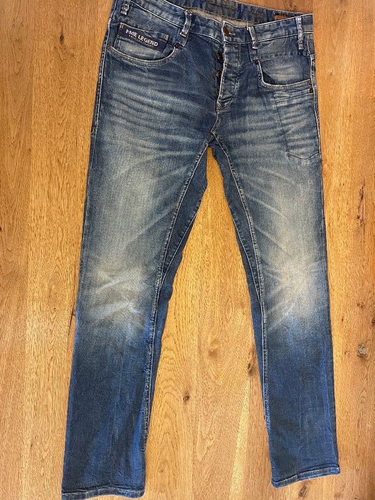 E017 Jeans Spijkerbroek PME Legend Classic W34 L34, FME Legend, Blauw, Ophalen of Verzenden, W33 - W34 (confectie 48/50)