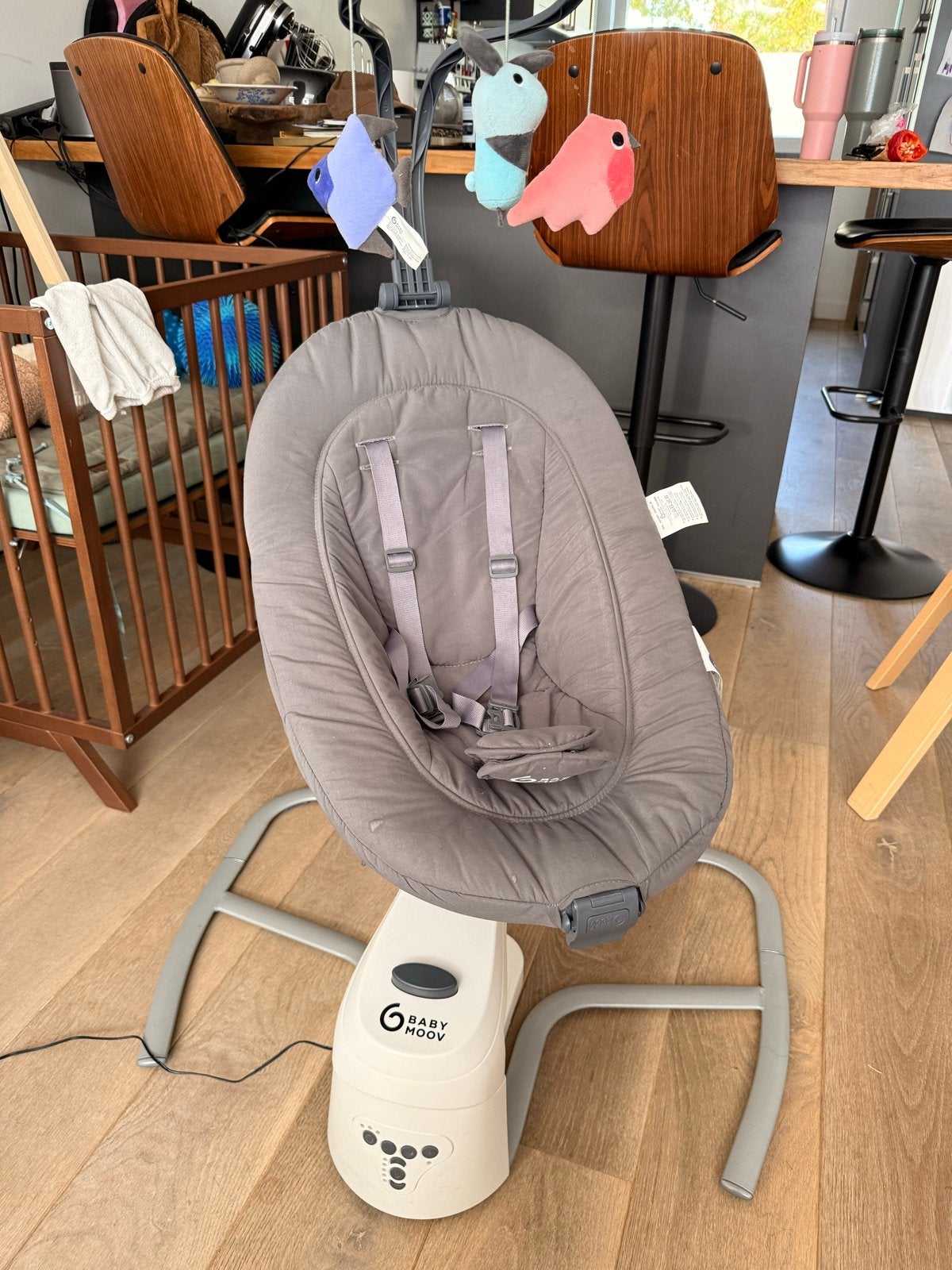 Babymoov Swoon Motion Swing Zinc - Zo goed als nieuw, Ophalen, Zo goed als nieuw
