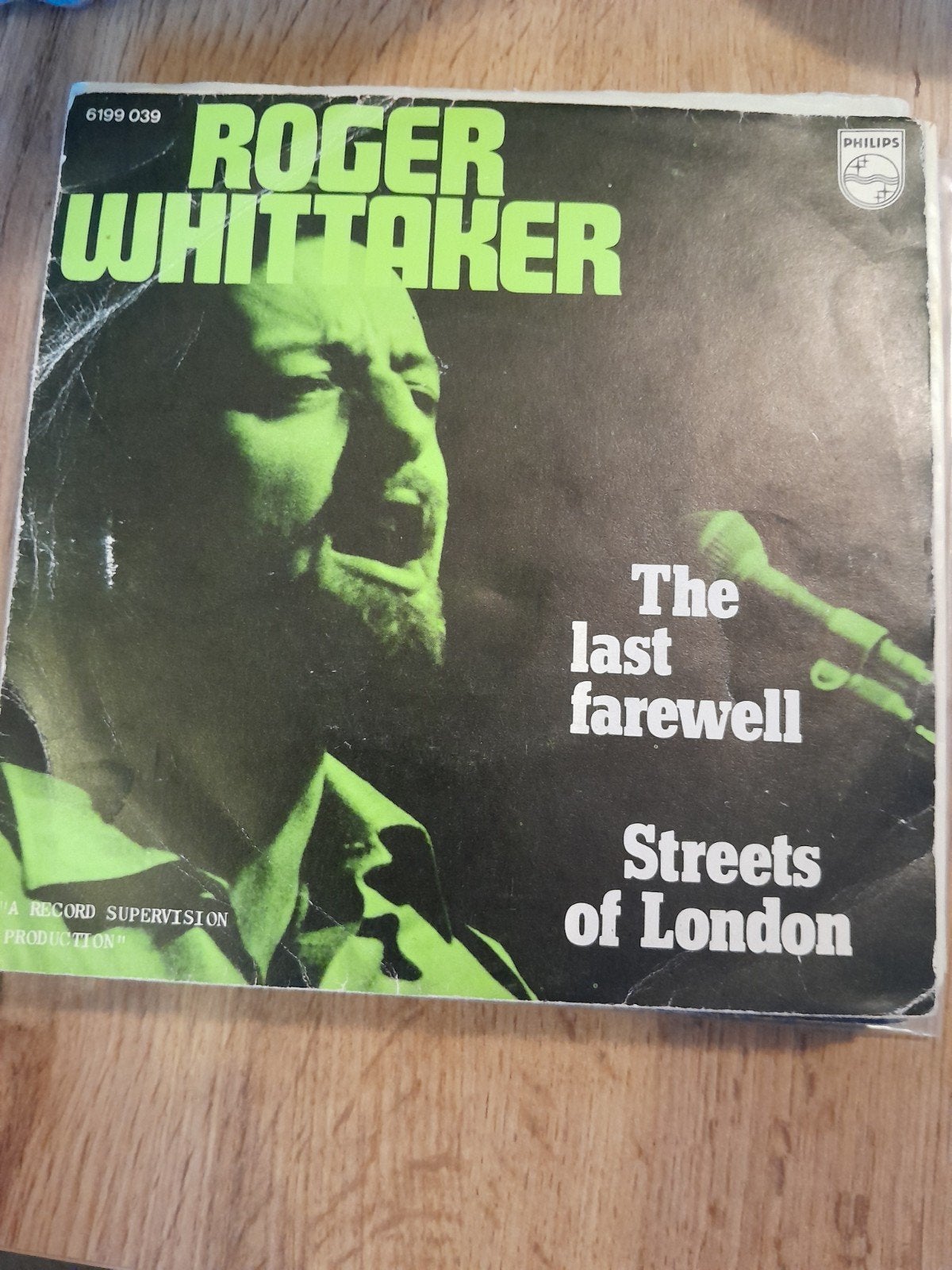 Roger whittaker 7inch the last farewell, Cd's en Dvd's, Vinyl Singles, Ophalen of Verzenden, Zo goed als nieuw, Pop