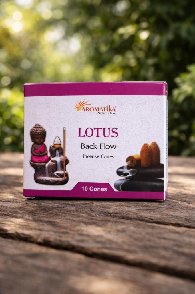 Back Flow wierook kegels Lotus, Ophalen of Verzenden, Nieuw, Overige materialen, Kaars