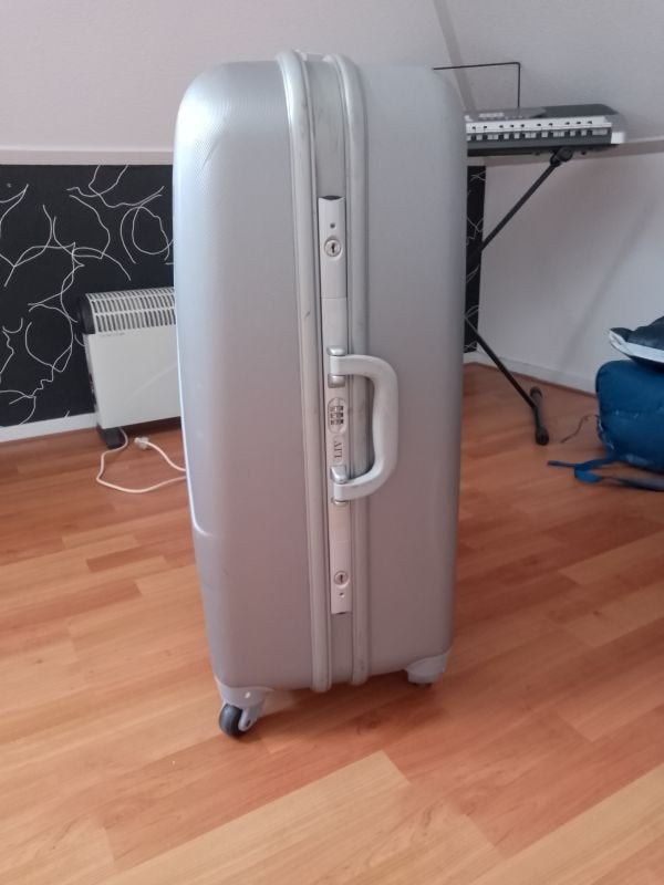 grote reiskoffer hardcase, Ophalen, Wieltjes, Gebruikt, Hard kunststof