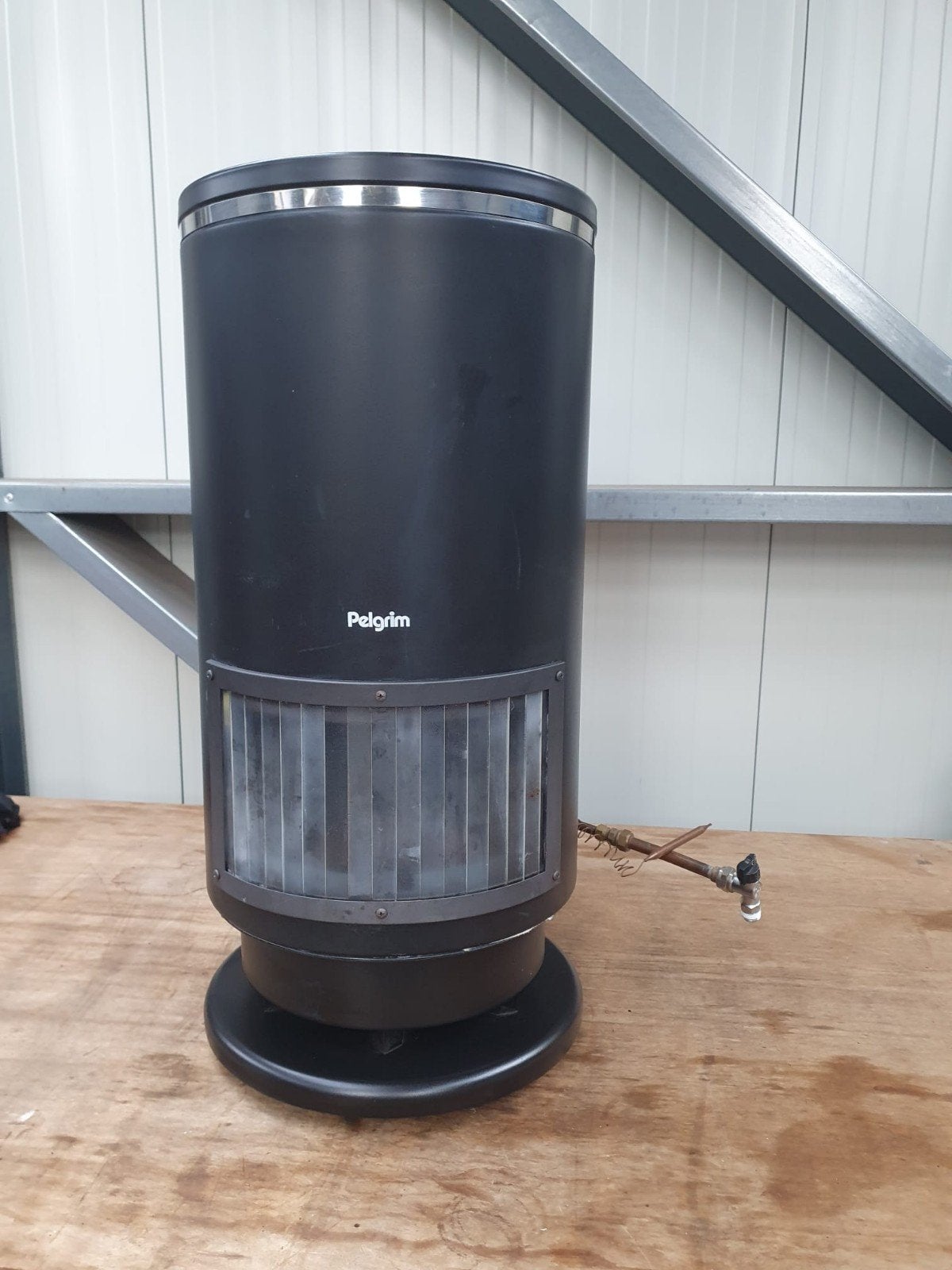 Te koop pelgrim kachel als nieuw op butaangas, Huis en Inrichting, Ophalen, Zo goed als nieuw, Gas, Gaskachel