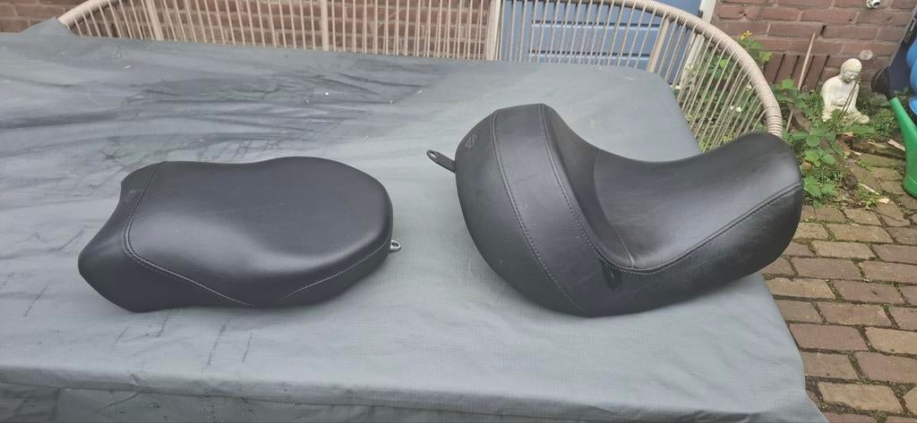 Solo zadel met buddy seat Harley Davidson, Motoren, Onderdelen | Harley-Davidson, Ophalen of Verzenden