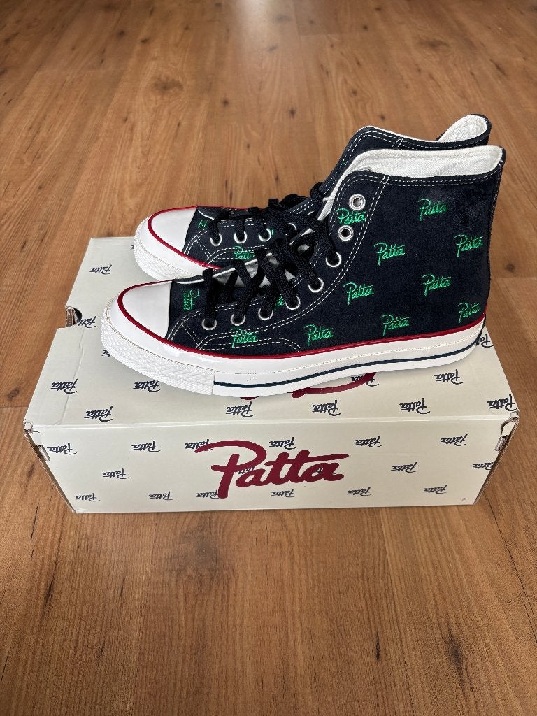 Converse Chuck Taylor All Star x Patta High Top – Maat 42, Kleding | Heren, Schoenen, Zwart, Nieuw, Ophalen of Verzenden, Sneakers of Gympen
