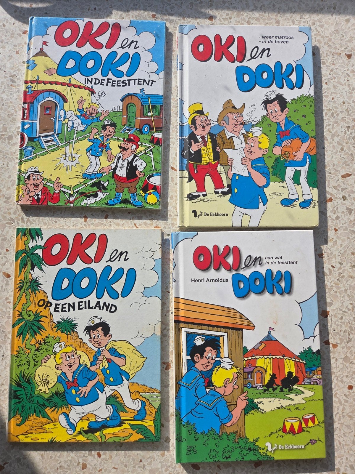 oki en doki-4 deeltjes, Verzenden, Zo goed als nieuw, Fictie algemeen
