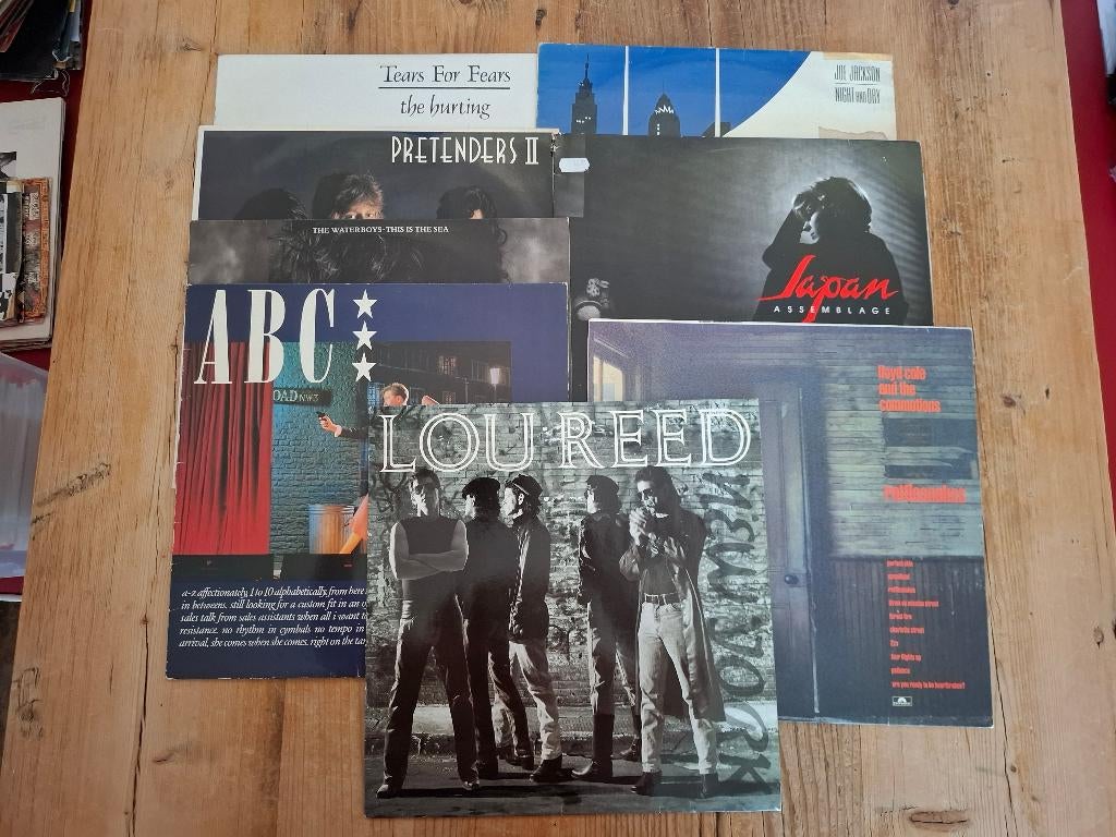 Alternatieve / New Wave LP’s (9 stuks), Ophalen, 1980 - 1989, Gebruikt, Overige formaten