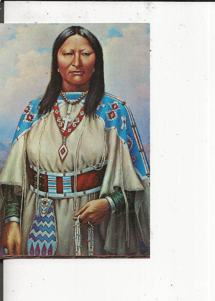 Indianen Chipeta vrouw UTE Chief Ouvray sept 1963, Ophalen of Verzenden, 1960 tot 1980, Ongelopen, Overige thema's