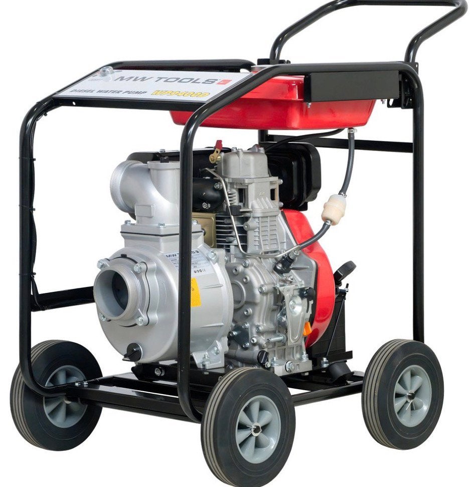 Waterpomp 4" - 96.000 L/U – 10 PK diesel - elektrische start, Ophalen, Nieuw, Benzine