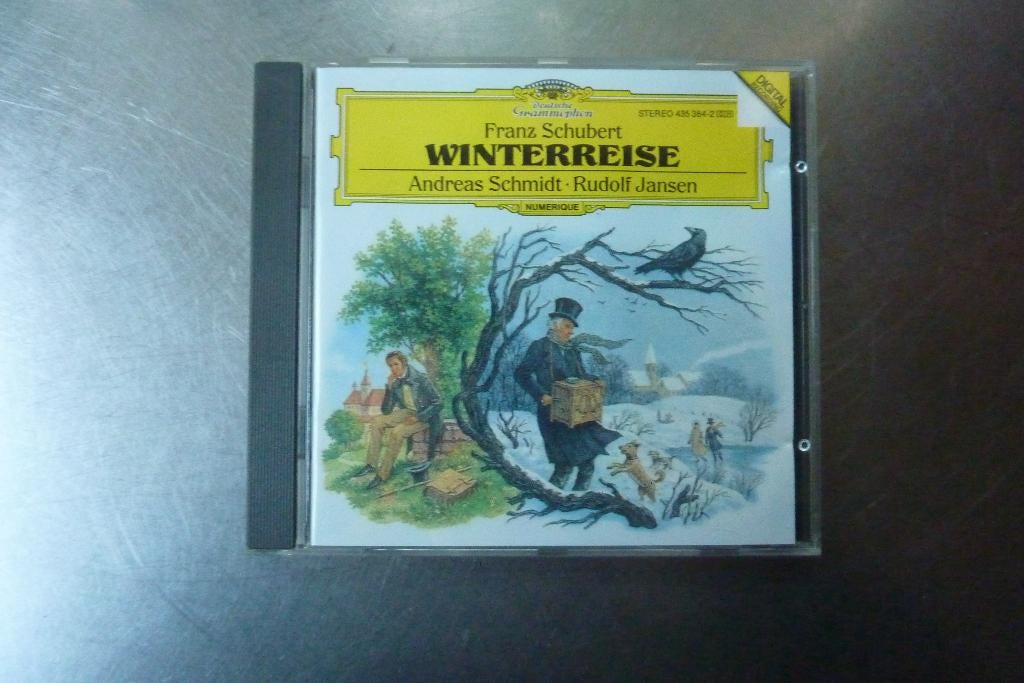 Schubert Winterreise - Andreas Schmidt, Rudolf Jansen, Ophalen of Verzenden, Romantiek, Zo goed als nieuw, Overige typen
