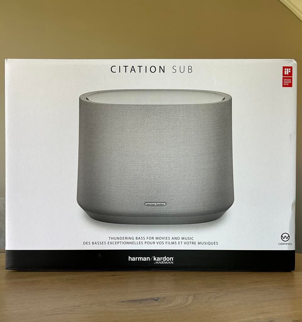 Harman Kardon Citation Sub - Grijs, Subwoofer, Harman Kardon, Nieuw, Harman Kardon