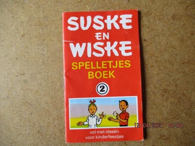 adv1036 suske en wiske spelletjes boek, Eén stripboek, Ophalen, Gelezen