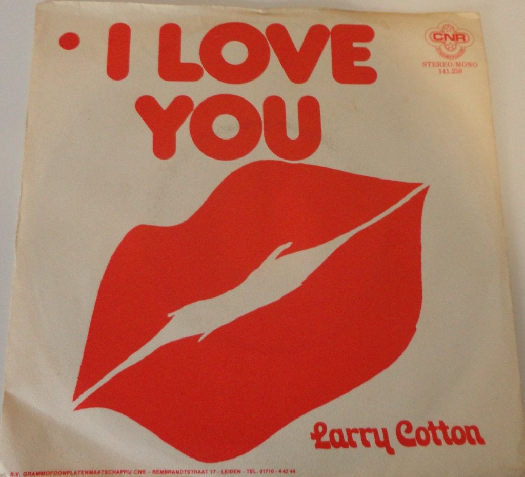 Larry Cotton > I love you, Ophalen of Verzenden, Gebruikt, 7 inch, Pop