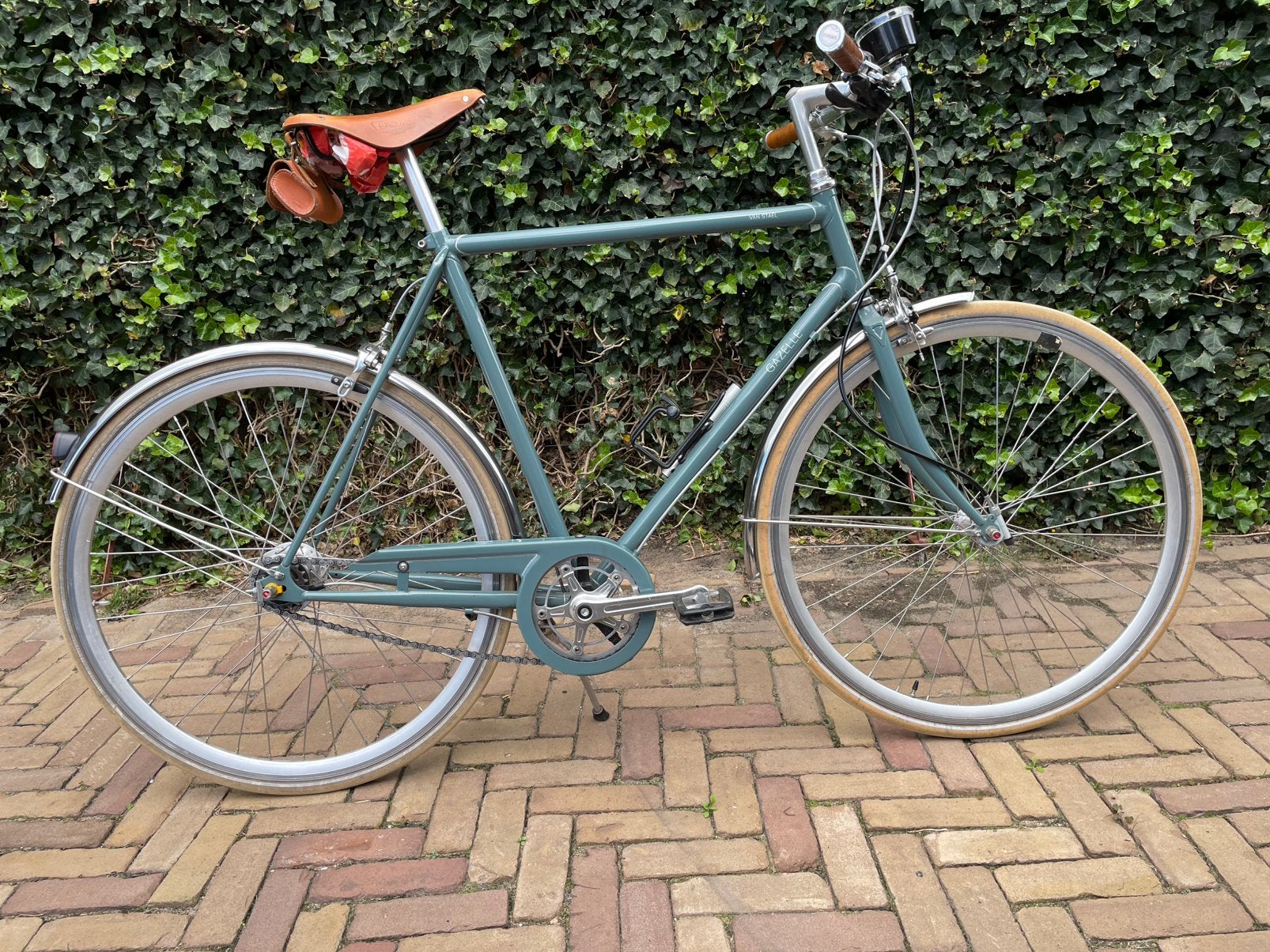 Gazelle van stael retro fiets, Ophalen, Velgrem, Versnellingen, Zo goed als nieuw