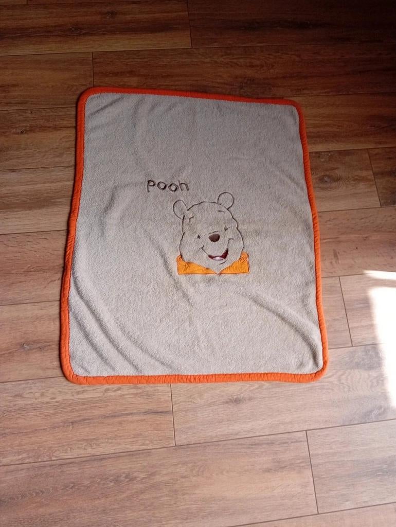 Fleecedeken Winnie de Poeh, Ophalen of Verzenden, Zo goed als nieuw, 70 tot 85 cm, Deken
