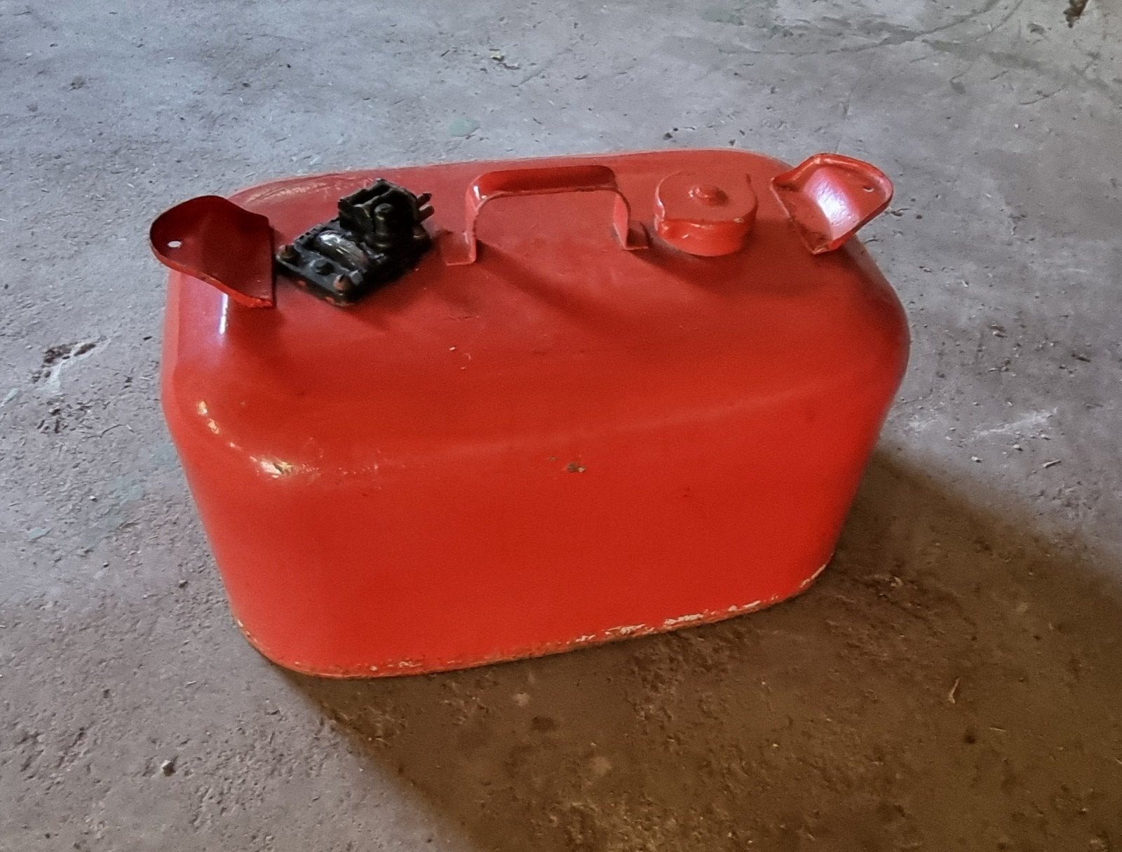 Stalen Brandstoftank Buitenboordmotor (ca. 22L / 6 Gallon), Watersport en Boten, Ophalen of Verzenden, Gebruikt, Motor en Techniek