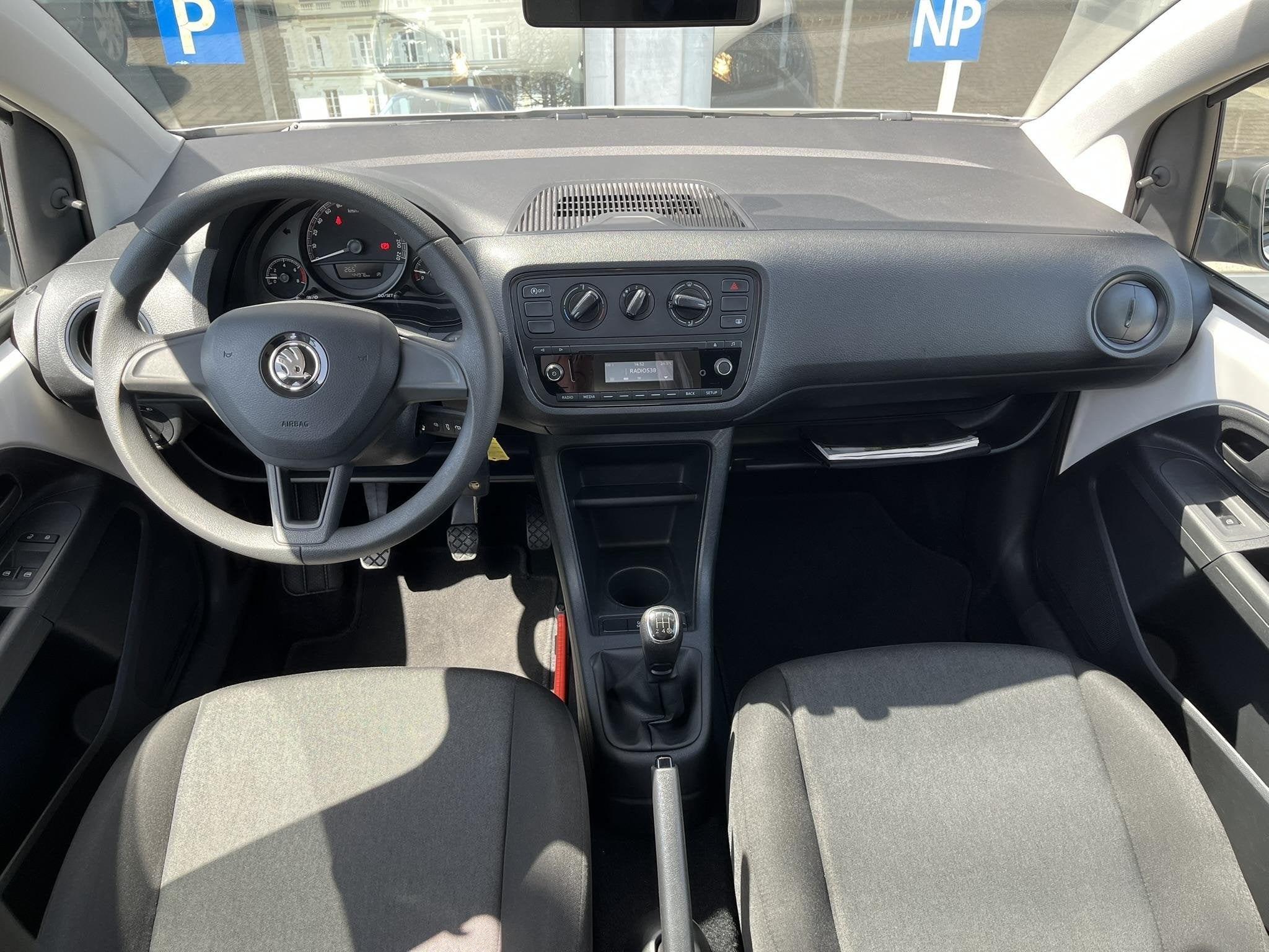 Skoda Citigo 1.0 Greentech Active | 5 deurs | Weinig kilomet, Auto's, Voorwielaandrijving, Stof, Gebruikt, Wit