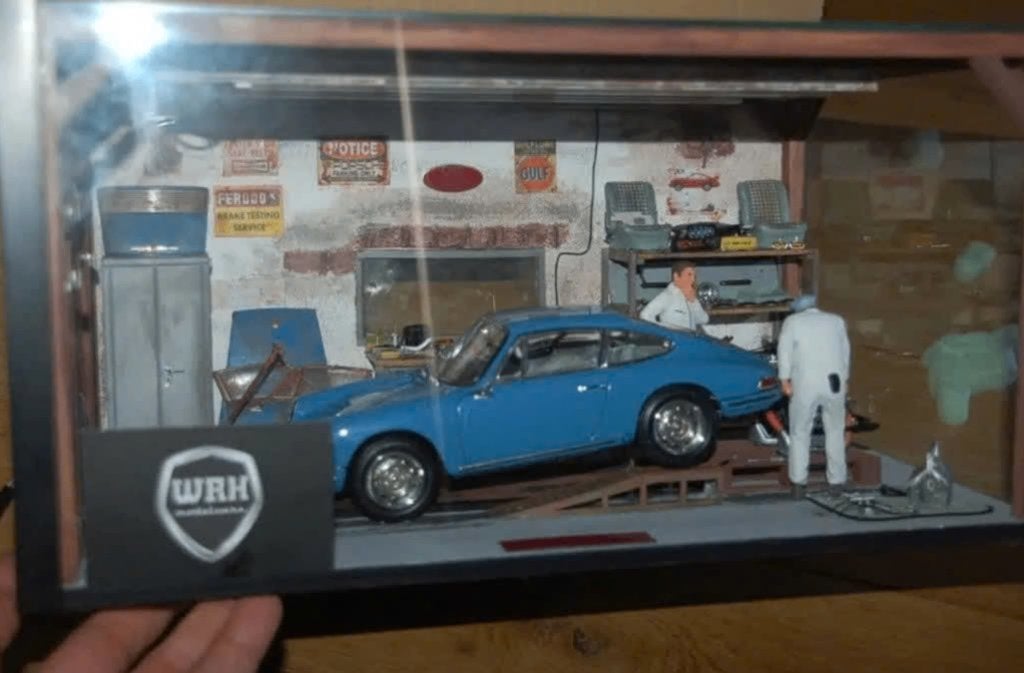 PORSCHE 901 DIORAMA LTD 36 Techno Classica M-067DTC CMC WRH, Verzenden, Zo goed als nieuw, Auto, Overige merken
