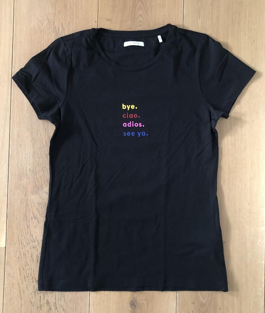 Distrikt Norrebro zwart t-shirt Bye Ciao...maat L, Kleding | Dames, Zwart, Maat 42/44 (L), Ophalen of Verzenden, Zo goed als nieuw