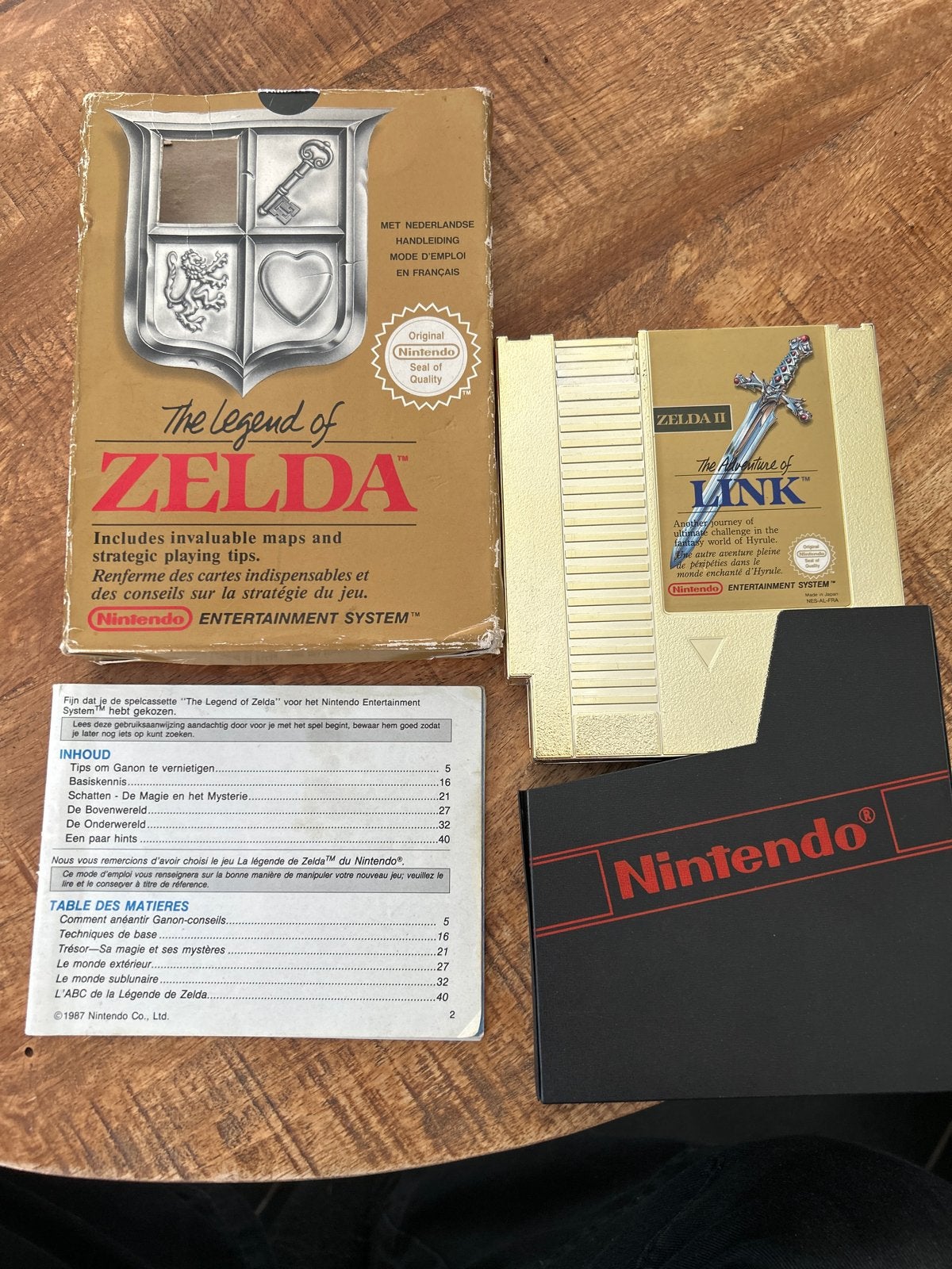 The Legend of Zelda NES - Compleet met doos en handleiding, Gebruikt, 1 speler, Vanaf 7 jaar, Ophalen