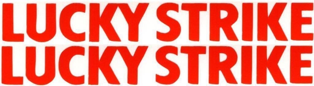 Lucky Strike sticker set #2, Verzenden