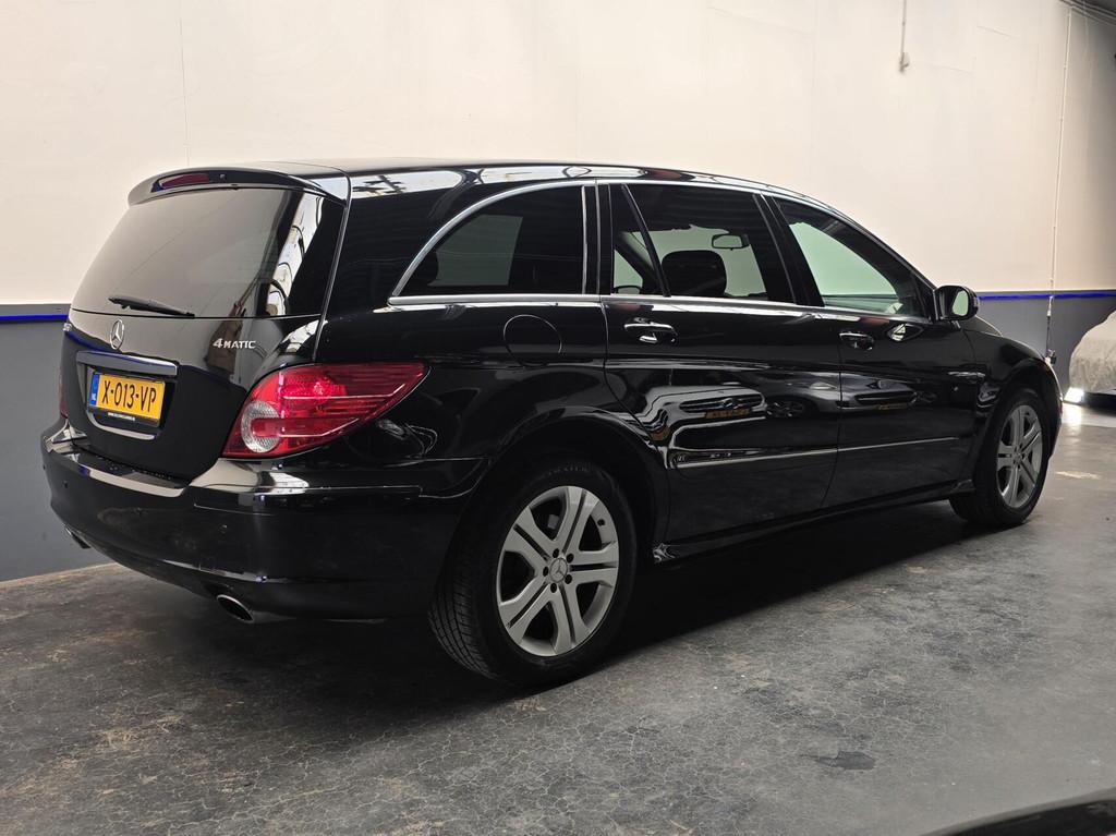 Mercedes R-klasse 350 Lang 4-Matic | Automaat | 6 persoons |, Auto's, Mercedes-Benz, Automaat, 138 €/maand, Zwart, Leder