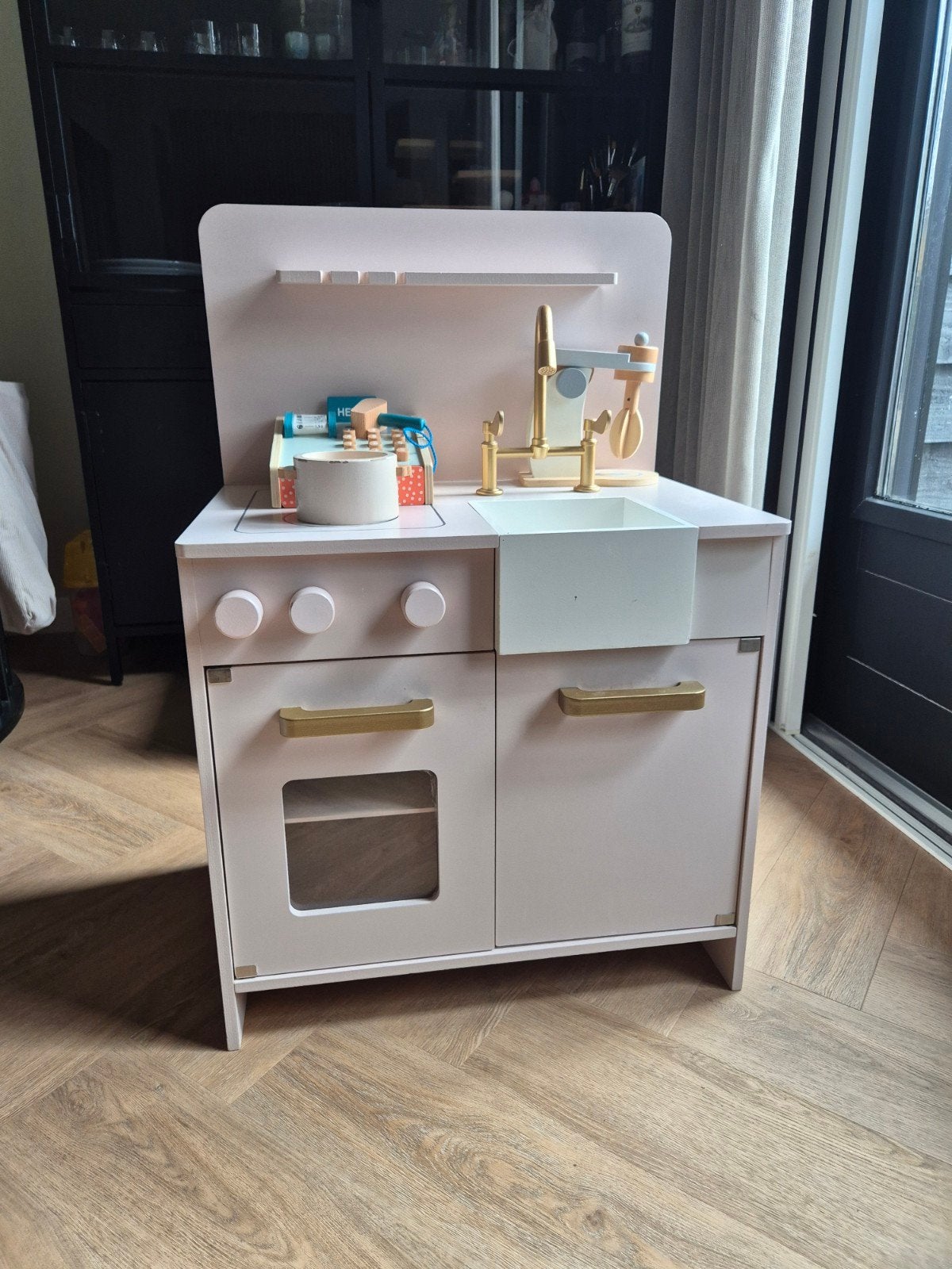 Houten speelkeuken petit amelie, Ophalen, Gebruikt, Hout, Speelkeuken