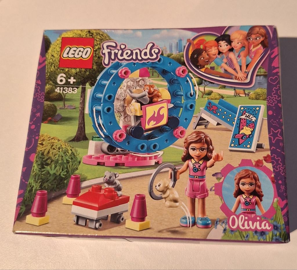 Lego friends 41383 olivia's hamsterspeelplaats, Ophalen of Verzenden, Meer dan 50 stukjes, Zo goed als nieuw, 6 jaar of ouder