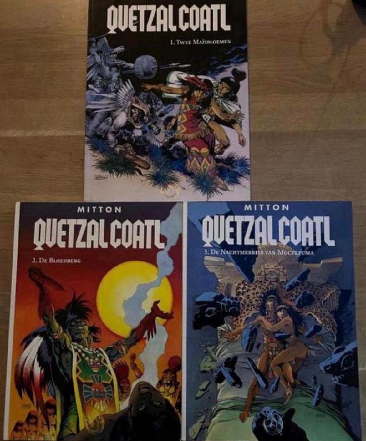 Quetzal Coatl 1. T/m 3 (Talent), Meerdere stripboeken, Ophalen of Verzenden, Zo goed als nieuw