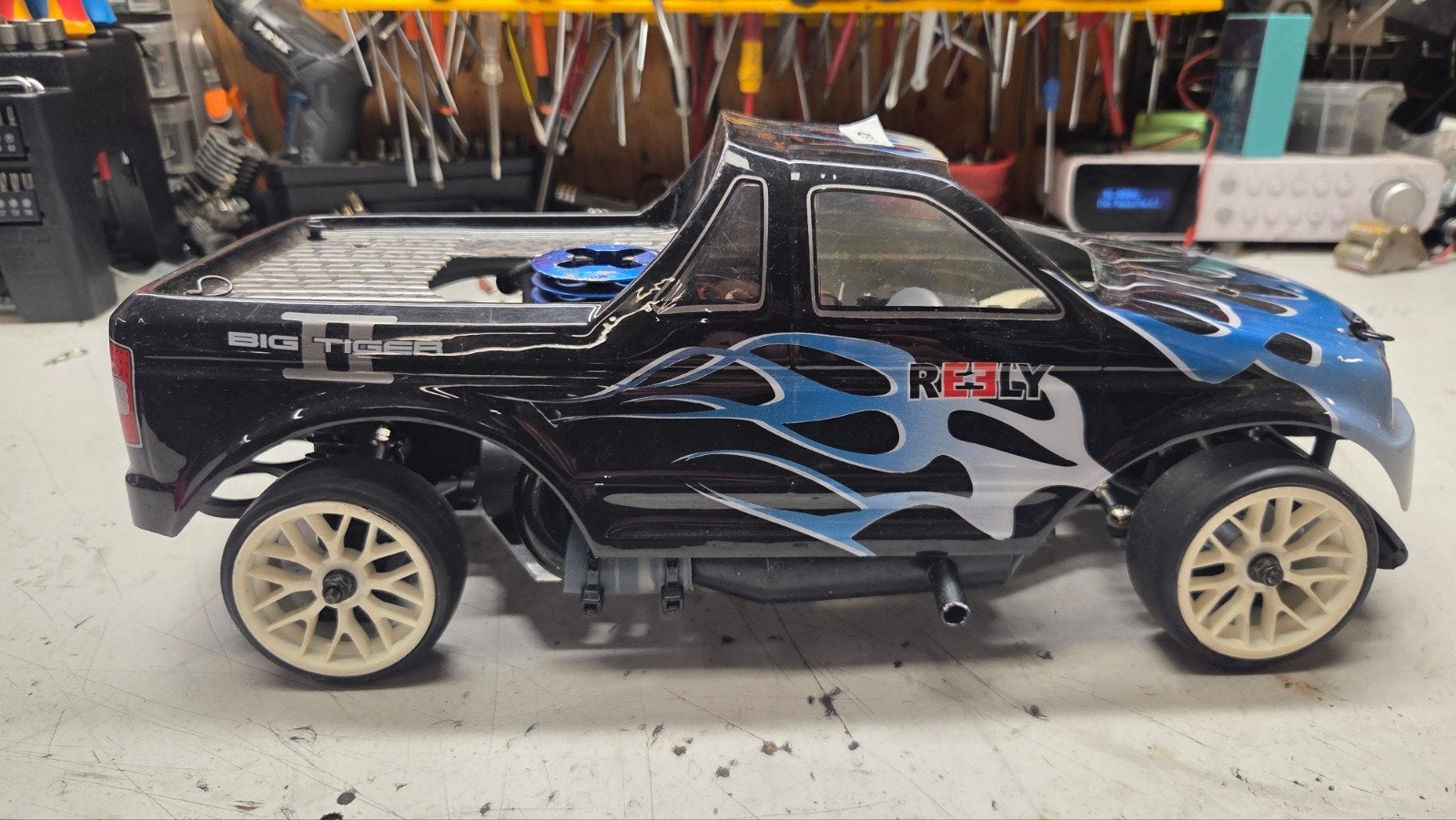 Te koop leuke reely p 190, Gebruikt, Ophalen of Verzenden, Schaal 1:10, Auto onroad