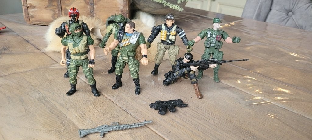 Stoere Set Militaire Actiefiguren - Chap Mei Soldier Force, Ophalen of Verzenden