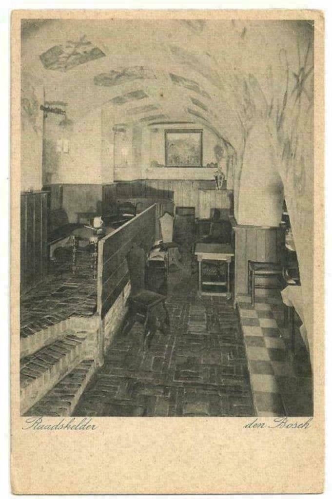 AK Den Bosch - Raadskelder., Ophalen of Verzenden, 1920 tot 1940, Ongelopen, Noord-Brabant