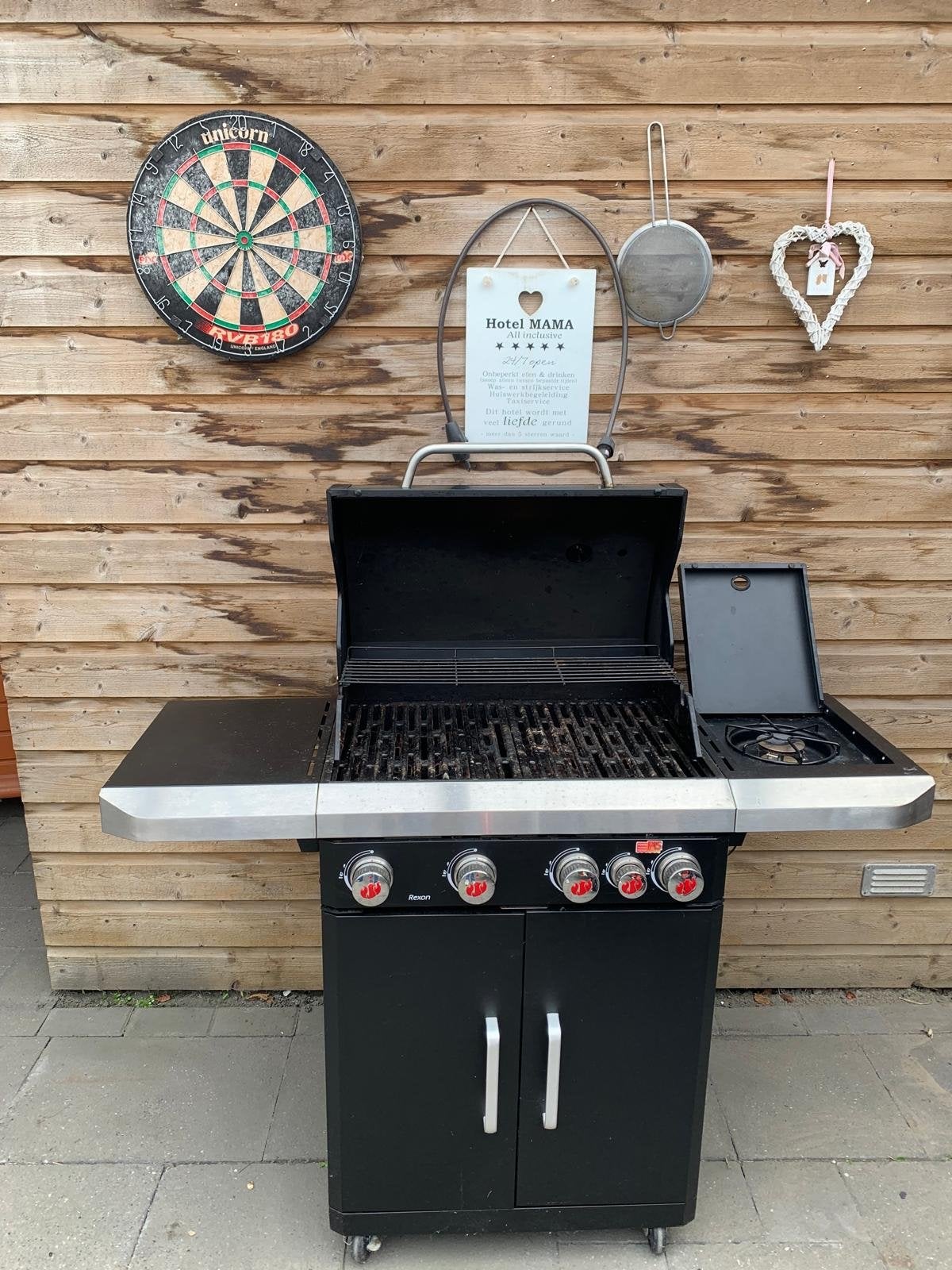 Landmann gas BBQ met wokbrander - Zo goed als nieuw, Ophalen, Zo goed als nieuw