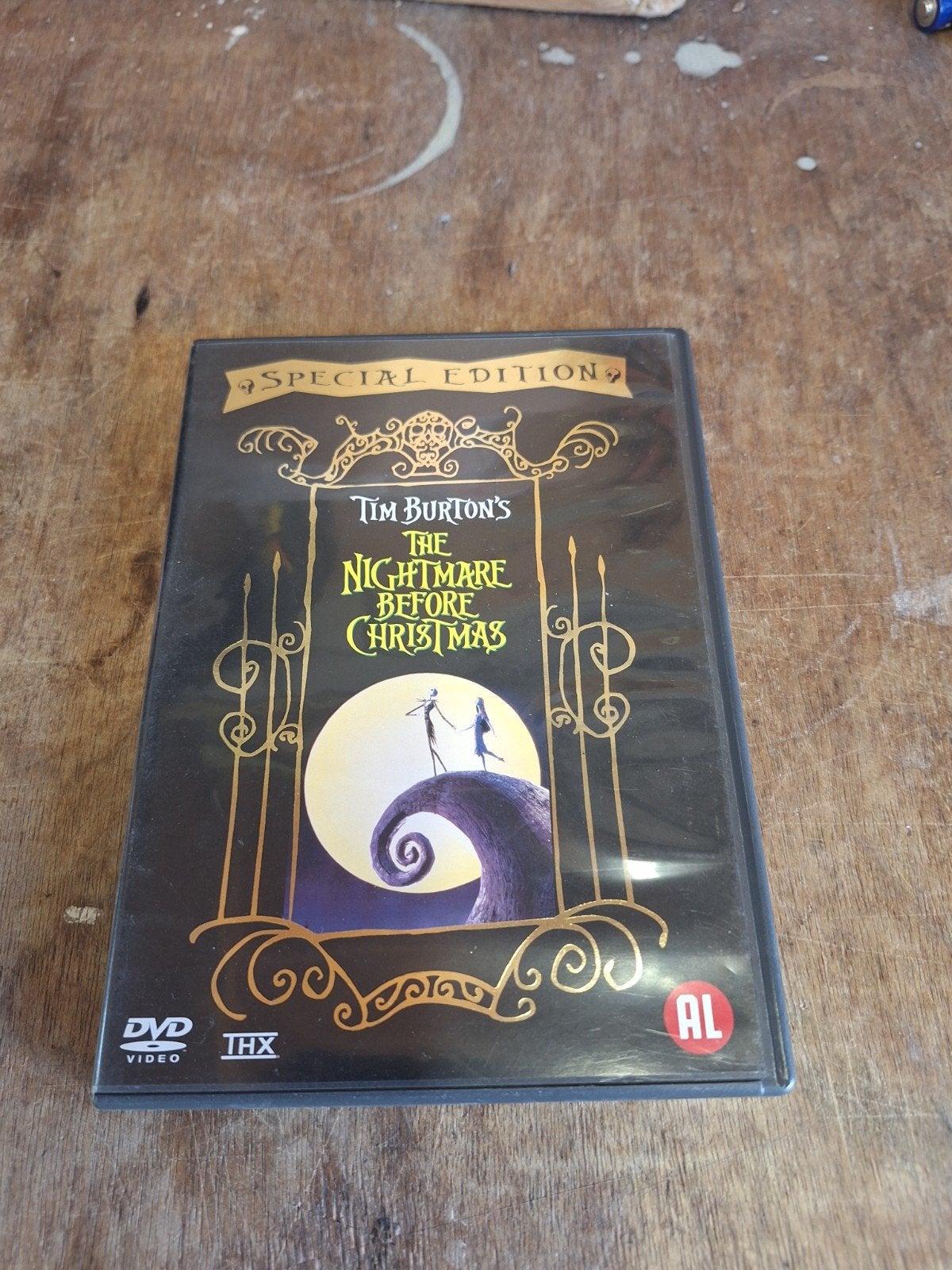 Dvd Tim Burton Nightmare before Christmas special edition, Alle leeftijden, Ophalen of Verzenden, Zo goed als nieuw
