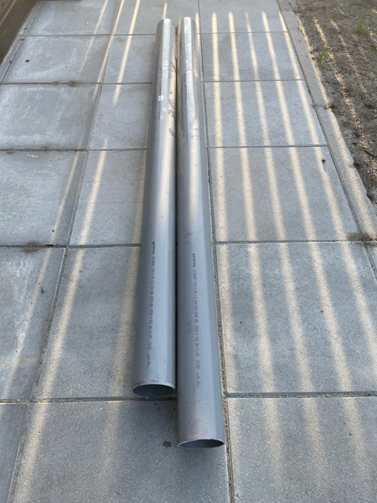 PVC-U Afvoerbuizen DN 110 SN4/SN8 KOMO, Ophalen, Afvoer, Pvc, 2 tot 4 meter