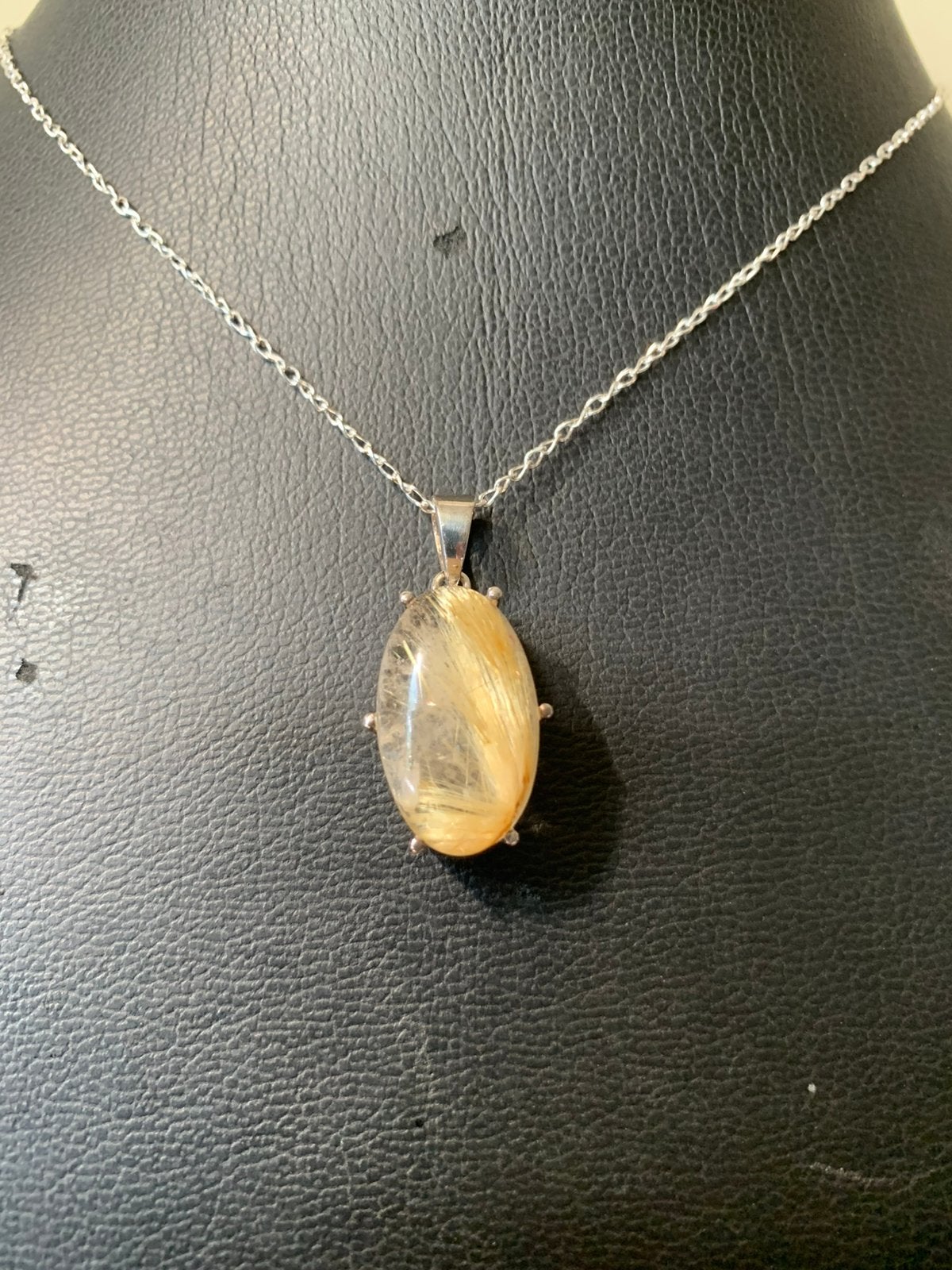 Rutielkwarts hanger geluk beschermt aura straling intuïtie, Sieraden, Tassen en Uiterlijk, Magnolia11, Nieuw, Ophalen of Verzenden