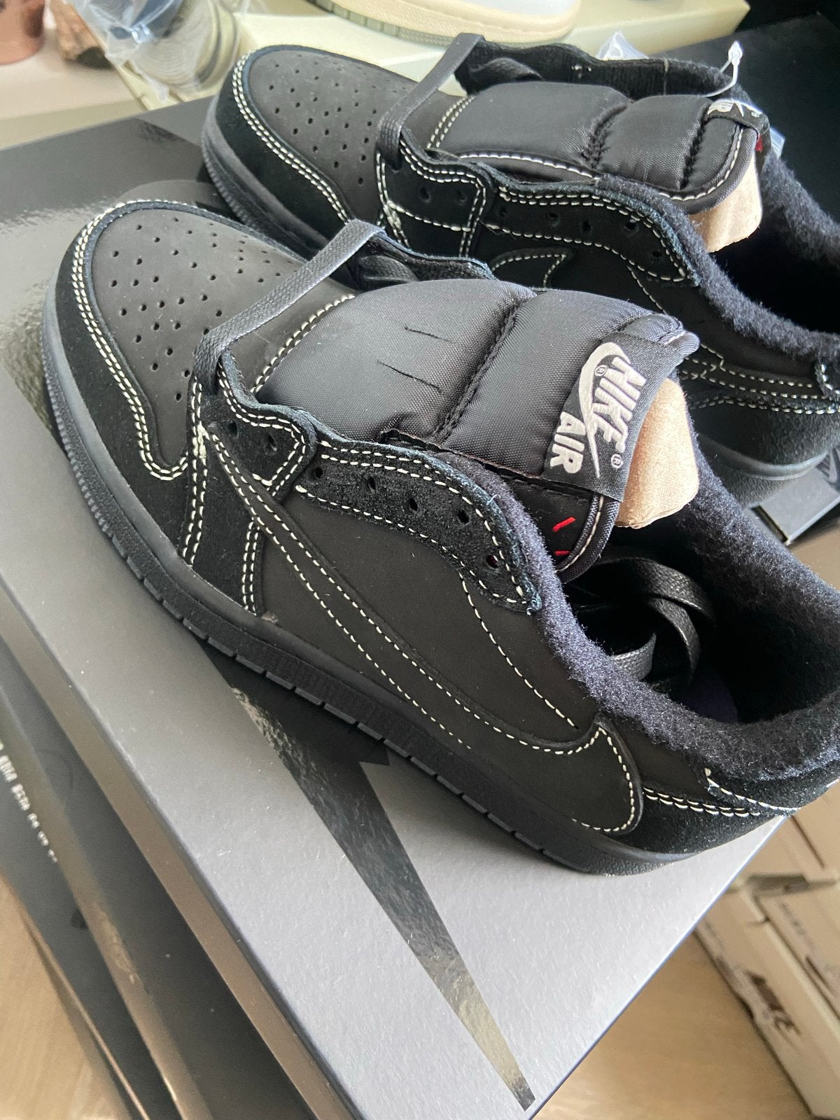 Nike Air Jordan Low Black Phantom (maten 36-40), Ophalen of Verzenden, Nieuw, Zwart, Sneakers of Gympen