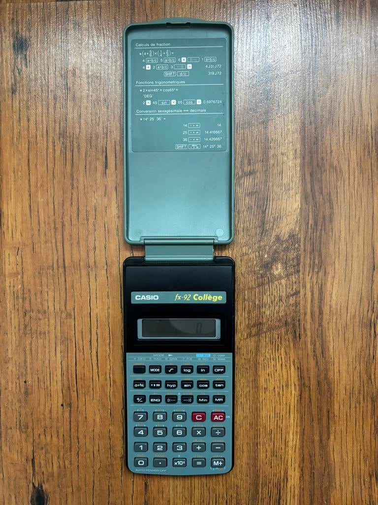 Casio fx-92 Collége, Ophalen of Verzenden, Zo goed als nieuw