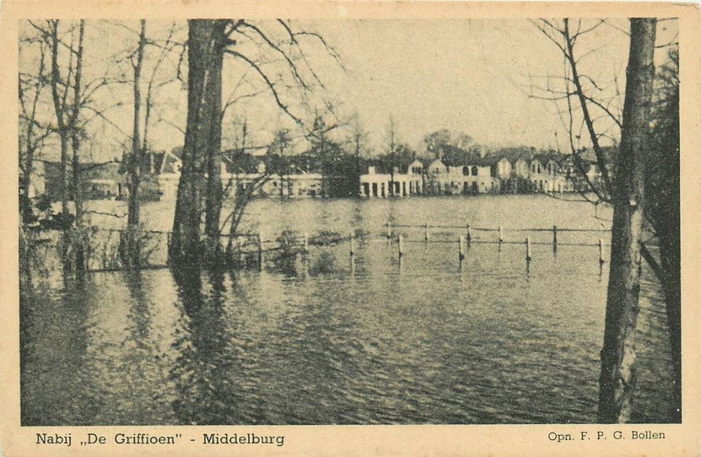 378-349-025 Middelburg Nabij De Griffioen, Verzamelen, Ophalen of Verzenden, Voor 1920, Zeeland