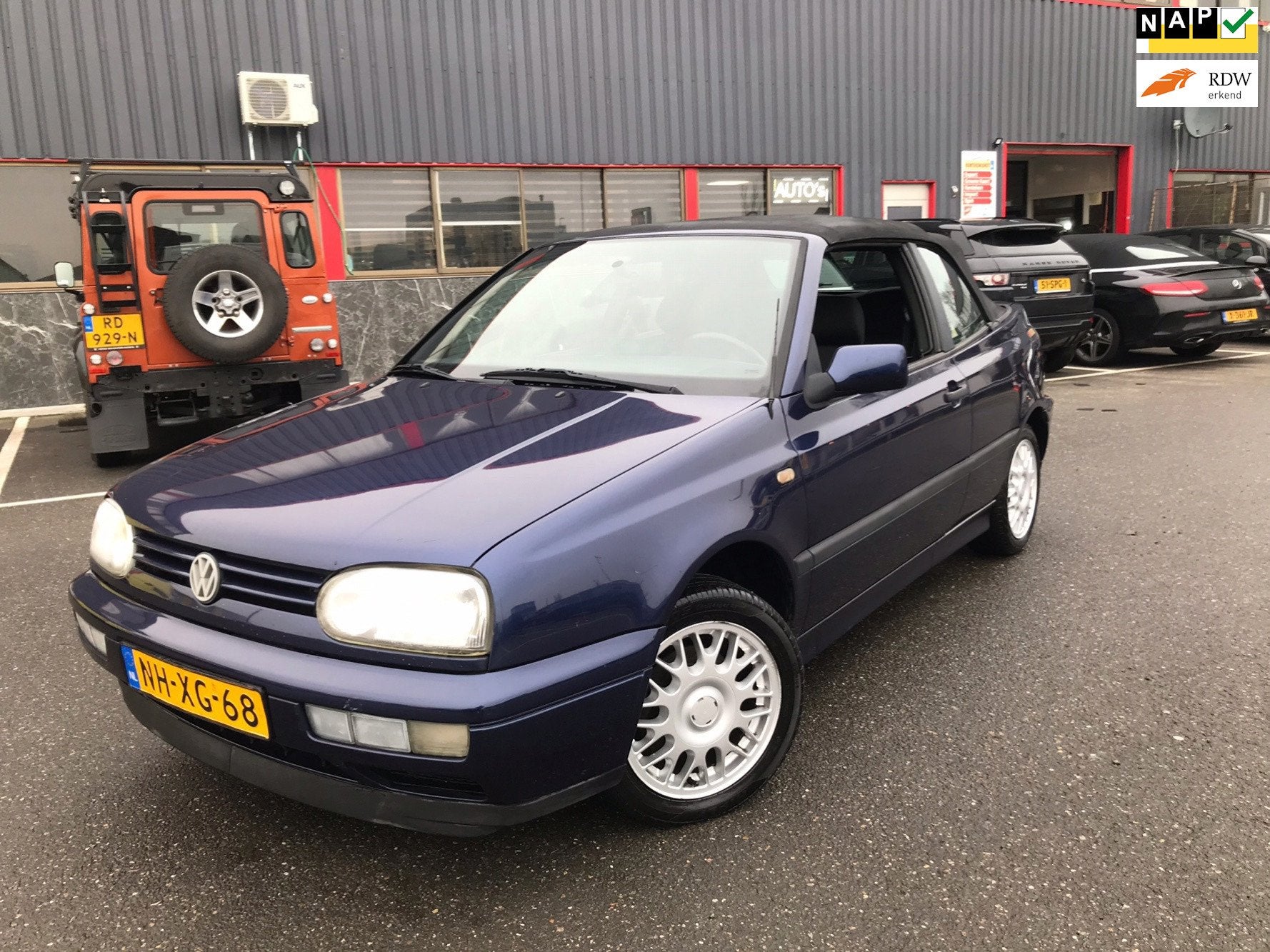 Volkswagen Golf Cabriolet 1.8 // E. RAMEN / S VLG / YOUNGTIM, Stof, Gebruikt, Zwart, 4 cilinders