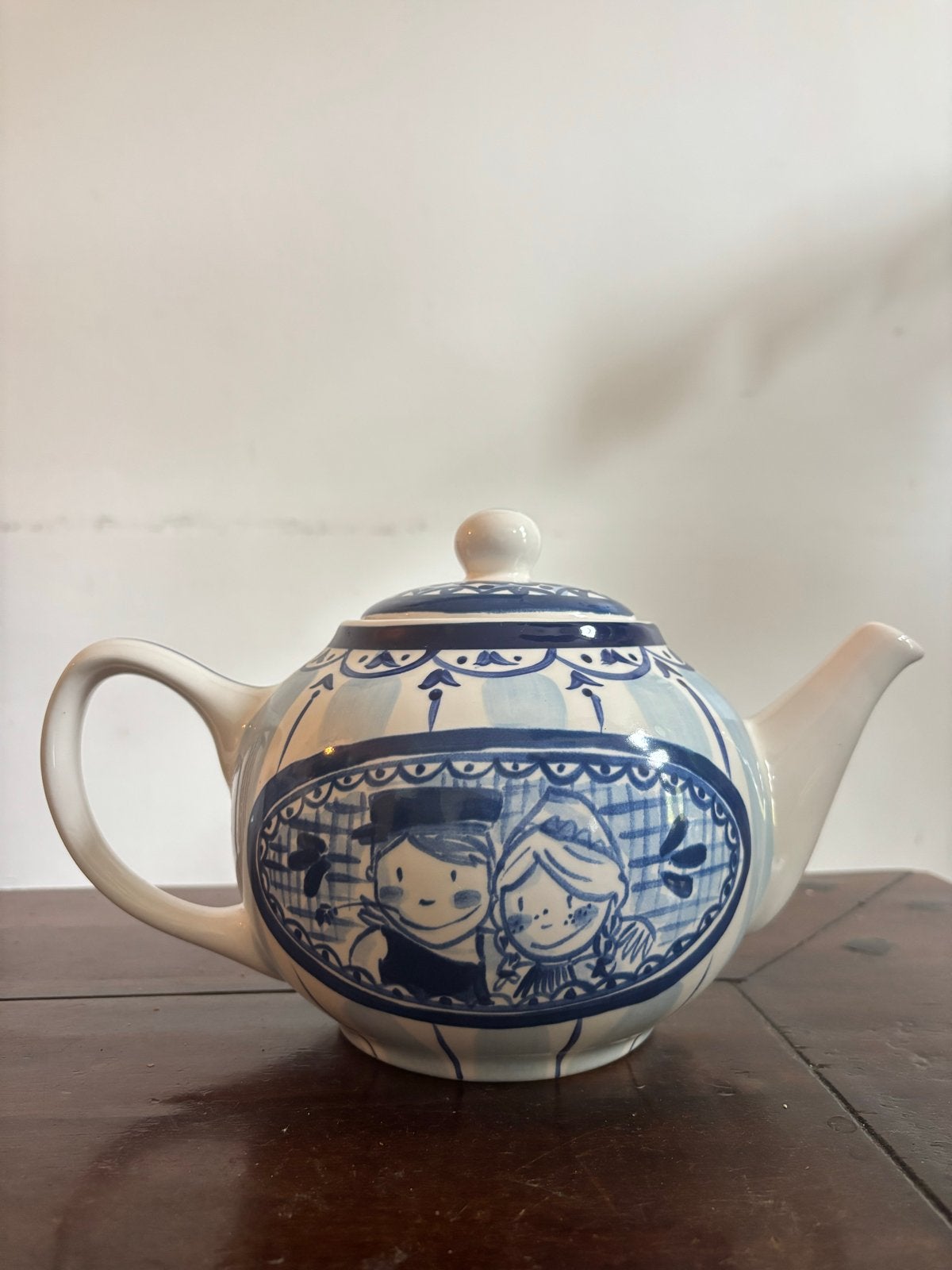 Blond Amsterdam Delfts Blond theepot, Huis en Inrichting, Keuken | Servies, Ophalen, Keramiek, Zo goed als nieuw, Delftsblauw
