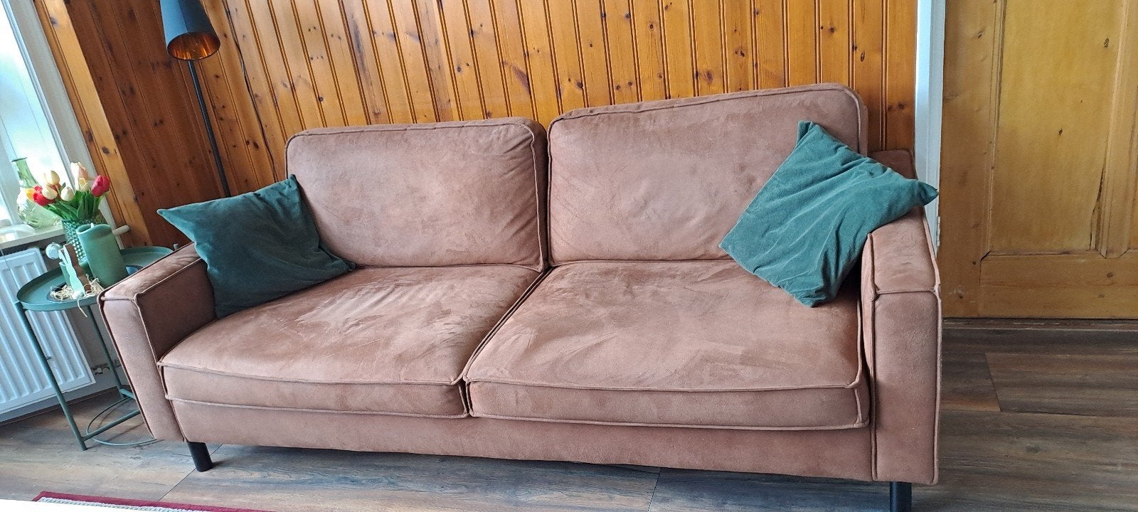 leuk 2.5 zits bankje, Ophalen, Gebruikt, 150 tot 200 cm, Tweepersoons