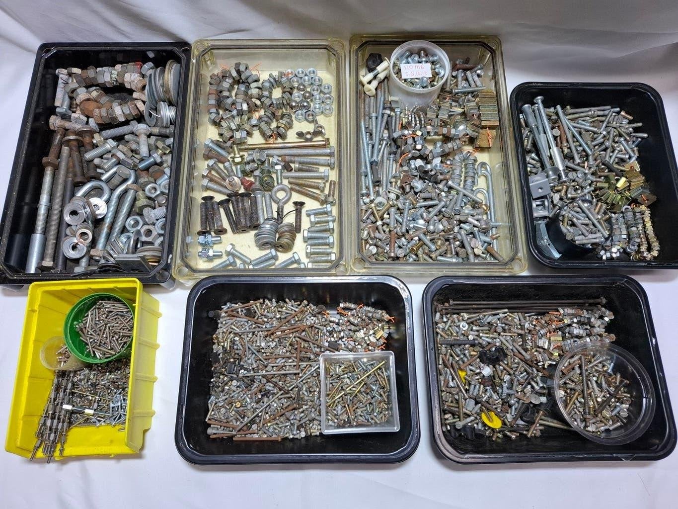 Veel Moeren en Bouten M2,M3,M4,M5,M6,, Ophalen of Verzenden, Gebruikt, Minder dan 50 mm, Bouten of Moeren
