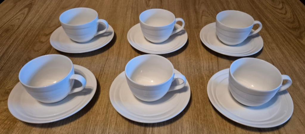 6 Jamie Oliver kop&schotels, Ophalen of Verzenden, Zo goed als nieuw, Porselein, Kop(pen) en/of Schotel(s)